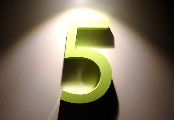 酒店電梯數字標識